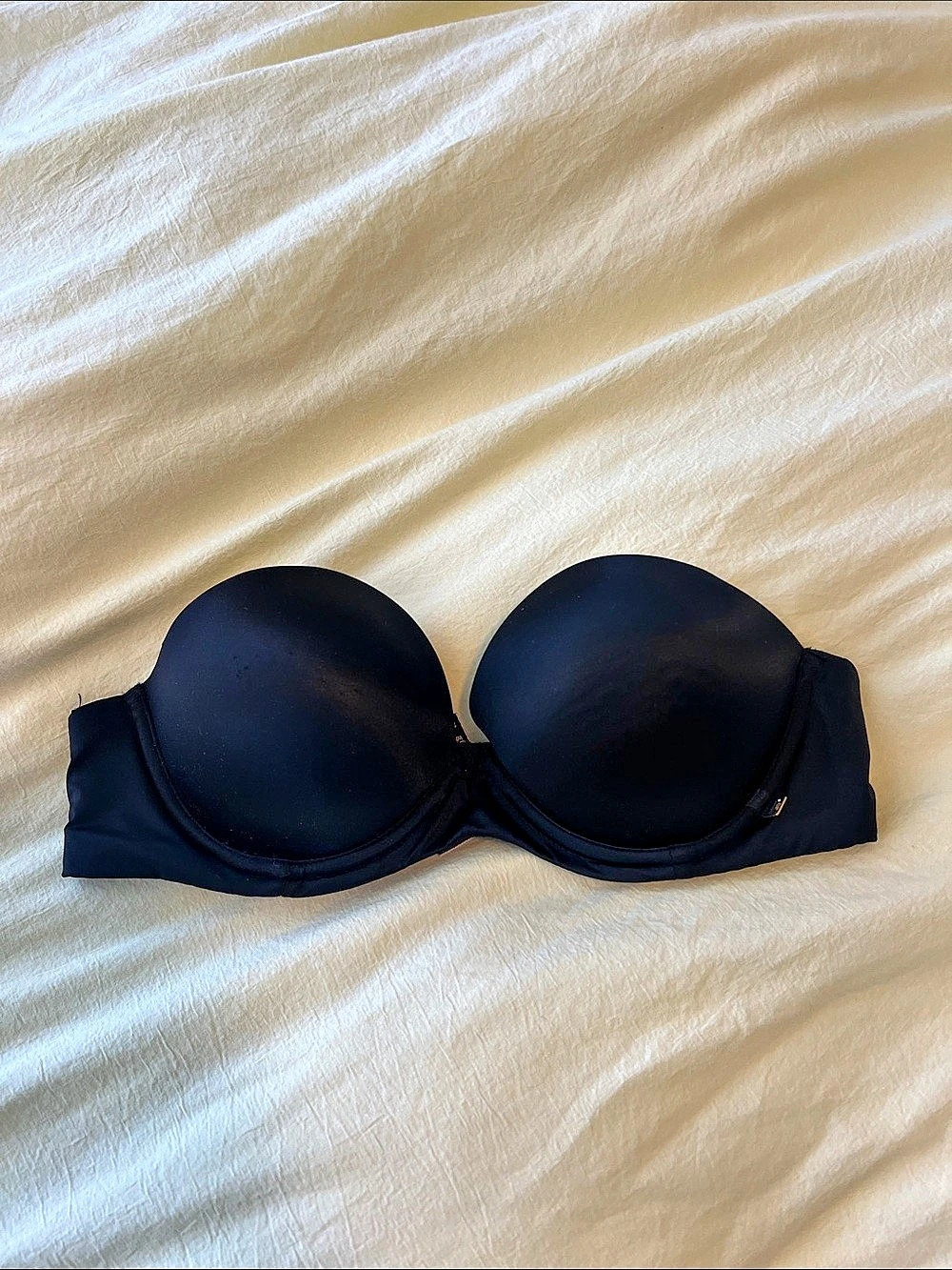 Victoria's Secret Push-Up Strapless Bra Black